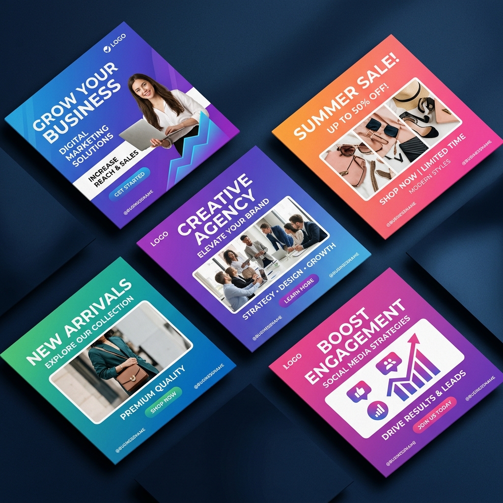 Pack de 5 Criativos